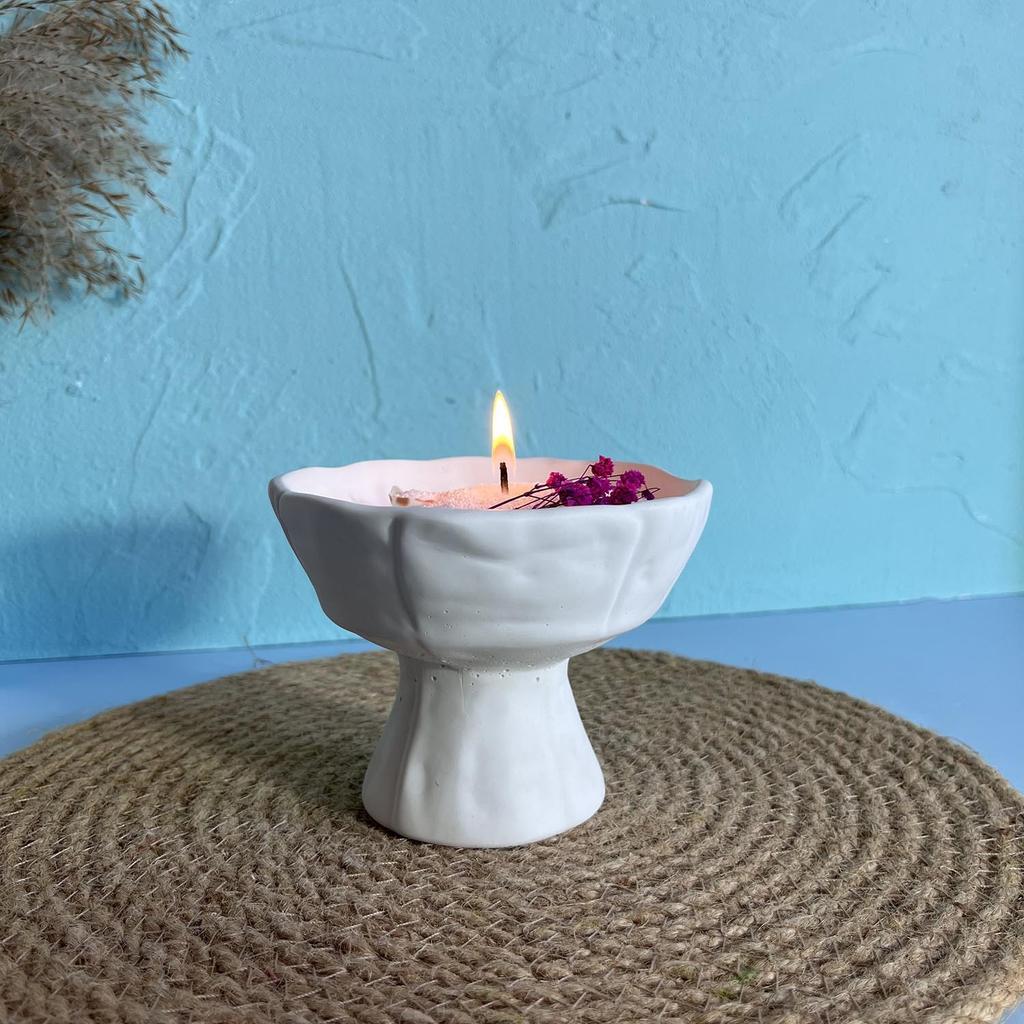 Hoher Becher Silikonform Kerzenbecher Kerzenglas Gipsform Harz Tropfenformen