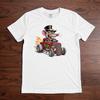 Rat Fink Hot Rod Grafik T-Shirt Weißes T-Shirt Oldtimer Cartoon Kunst Unisex