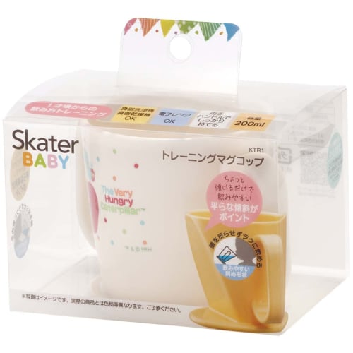 Skater Cup for Children Training Mug 200ml The Very Hungry Caterpillar Pastel Made In Japan KTR1-A