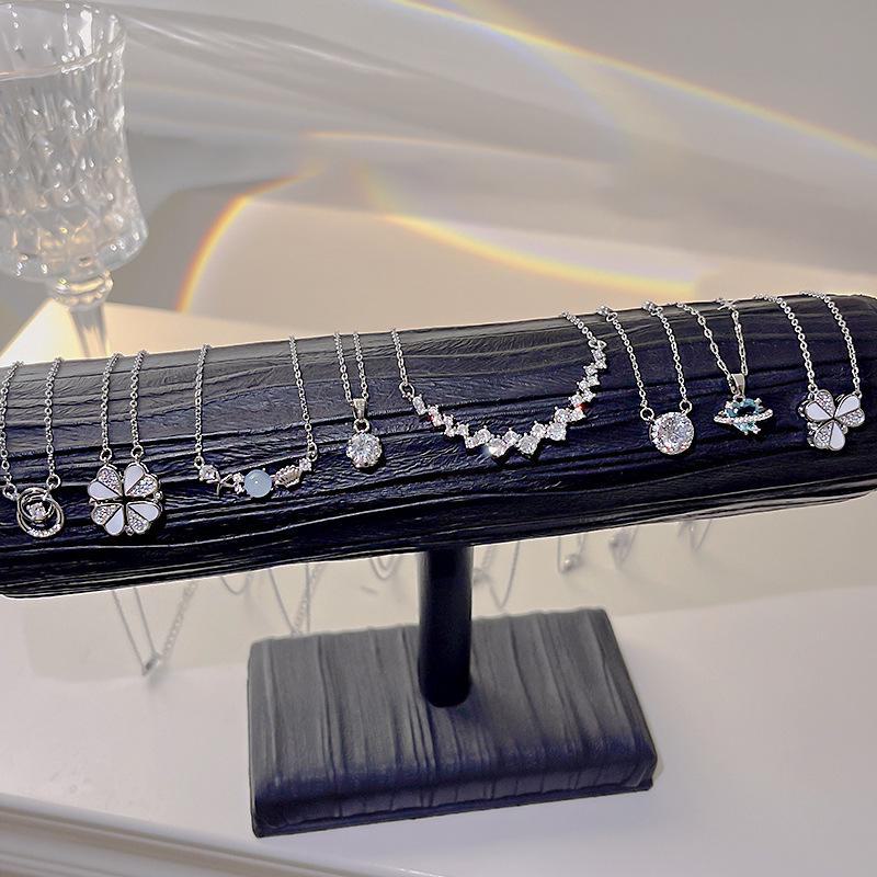 2024 Trending Pearl Necklace for Women - Elegant Butterfly Clavicle Chain in Titanium Steel, As Seen on Influencers