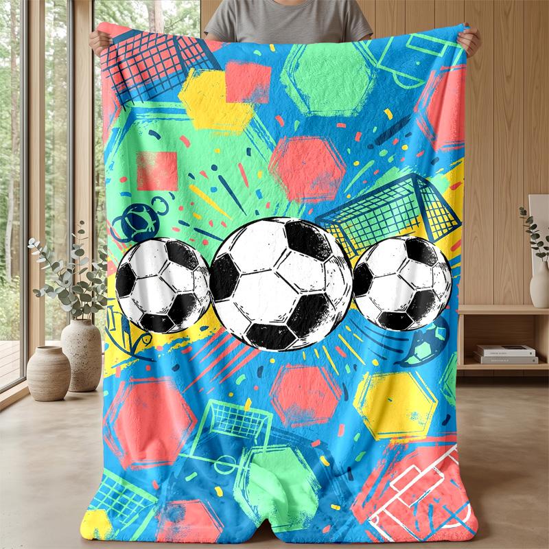 Rugby Antelope Stadium Theme blanket Lightweight Warm Flannel Blanket Decorative Throw Blanket for Home Decoration