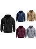 Men's Zipper Hoodie, Spring/Autumn Style, Hooded Sweatshirt, Casual Round Neck Zipper Jacket