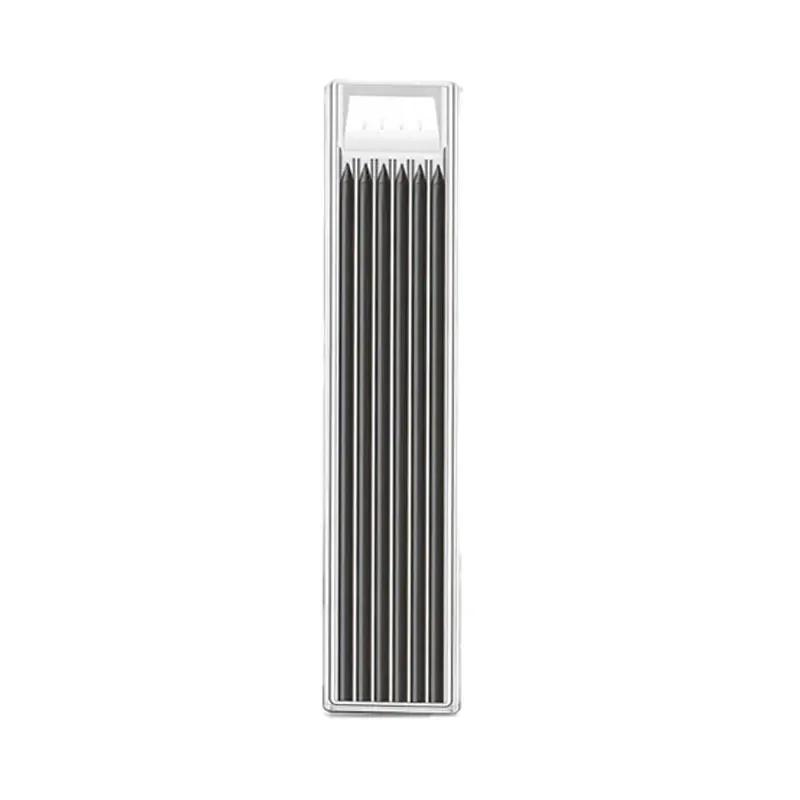 28mm Solid Carpentry Mechanical Pencil with Sharpener for Woodworking Construction Long End Carpentry Pencil Stationery