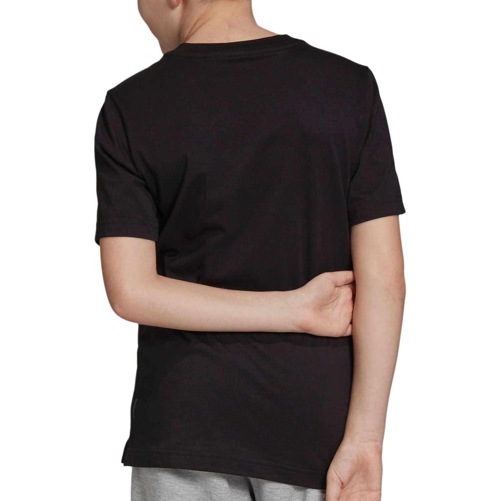 adidas T Shirt Black/White Teenagers DV1669