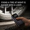Portable Car Air Pump Electric Tire Inflator Air Compressor Intelligent Digital Tire Inflator For Car Motorcycle Bicycle Ball