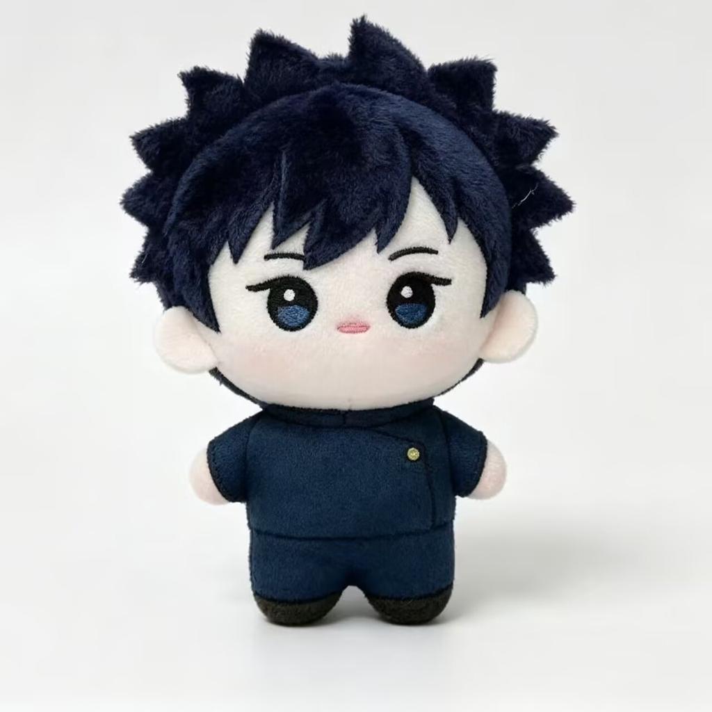 Kawaii 10cm Nanami Kento Plush Doll Pendants Mini Gojo Satoru Keychain Plush Toy Bag Fushiguro Megumi Stuffed Doll Birthday Gift