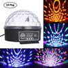 DMX512 LEDs Ball Stage Light with Remote Control 6 Channel Sound Activated Party Lights 6 Colors
