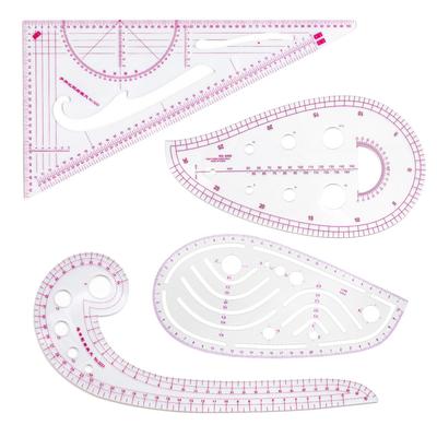 French Curve Ruler Soft Patchwork Ruler Measure Tailor Drawing Template Fabric Cutting Measuring Ruler Sewing Tool Kits