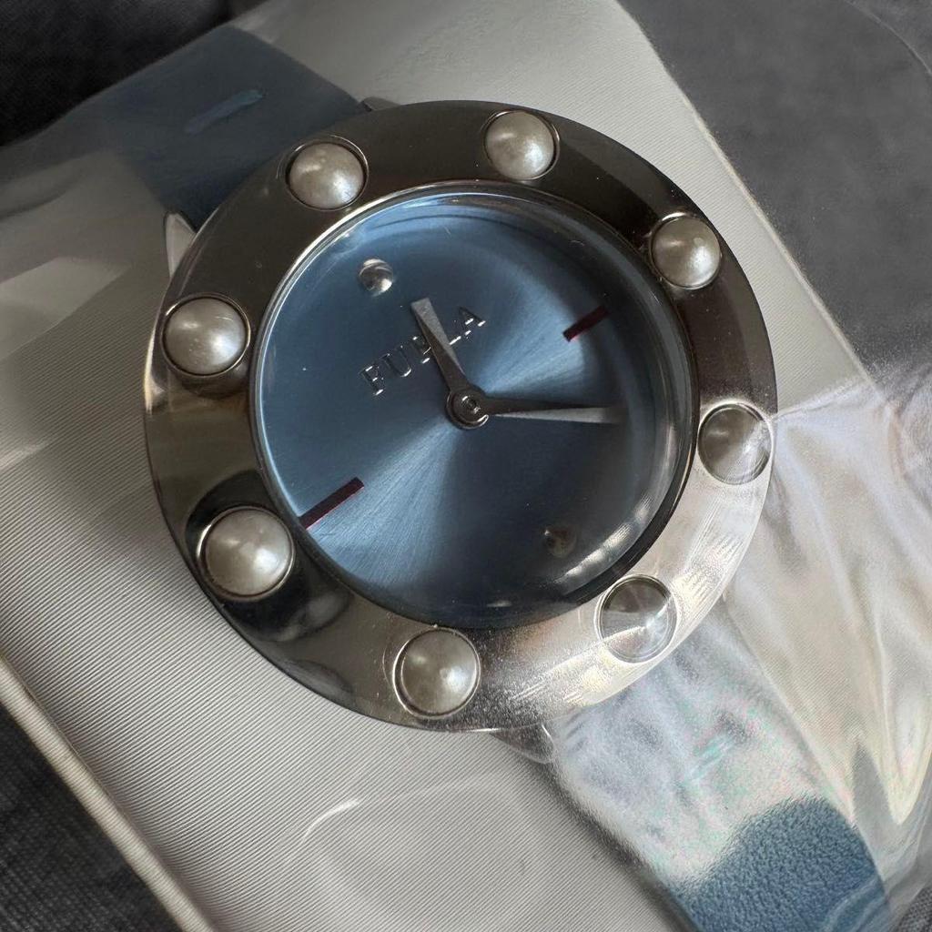 Used Furla FURLA CLUB R4251116506 Wristwatch Blue Quartz