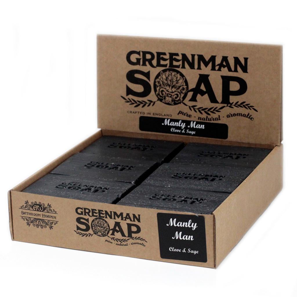 Handmade Charcoal Soap Bar - Clove and Sage 100g