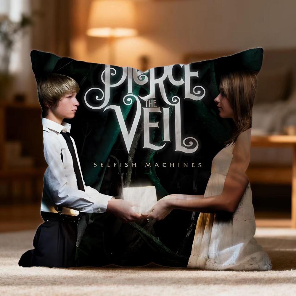 Popular PPierce The Veiler Cushion Cover Soft Washable Pillow Case Multi-Scene for Couch Bed Travel Office Use