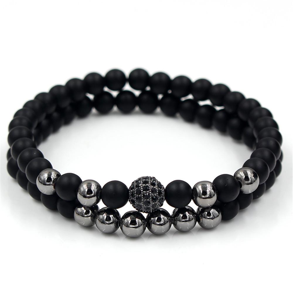 

JYL TS Bracelet Women s Beaded Set Enhances Purity & Grace gun black