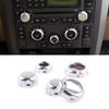 For Land Rover Range Rover Sport L320 2005-2008 Discovery 3 LR3 2004-2009 Car Center Air Condition Volume AUTO Knob Cover