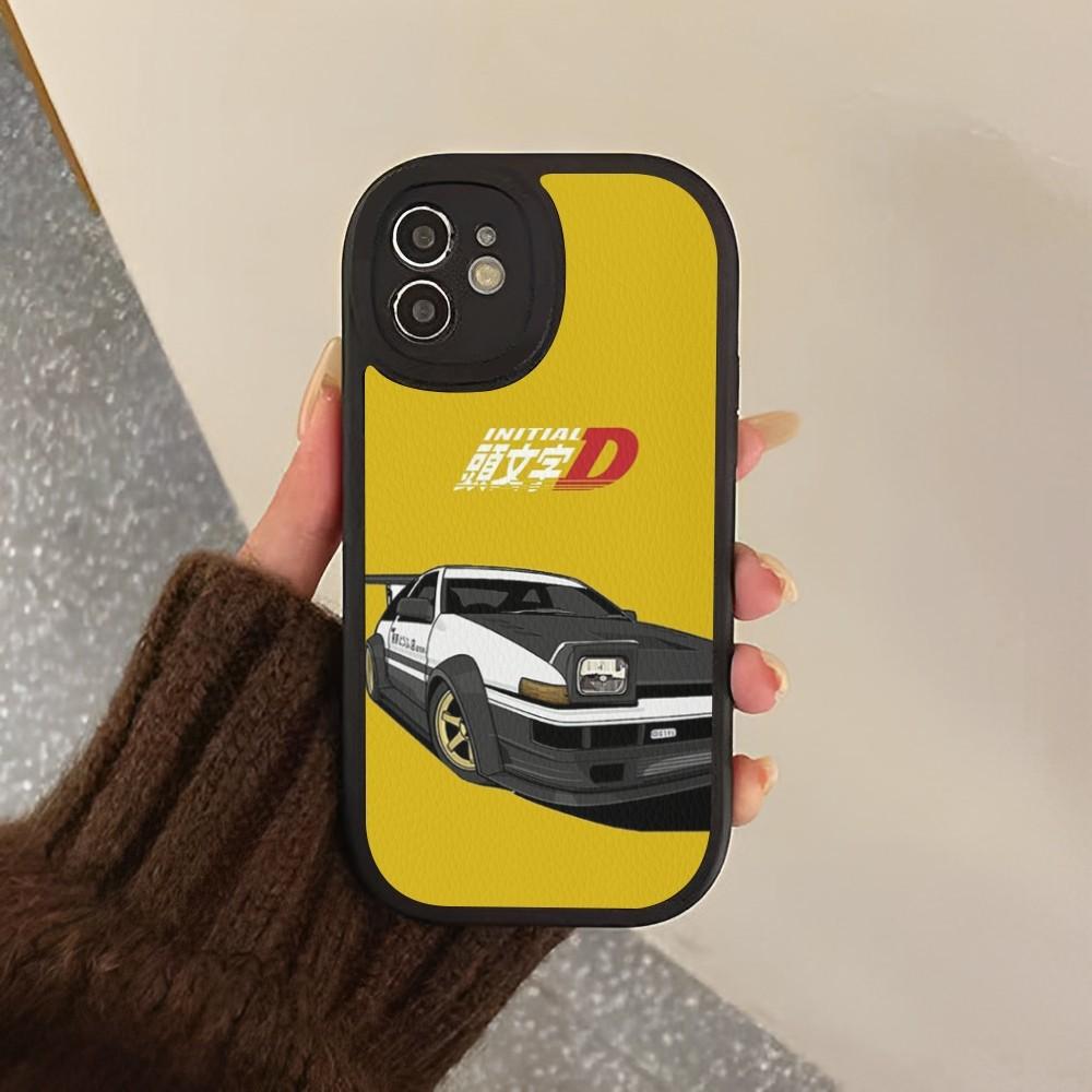 

Чехол для телефона Anime Initial D AE86 Tail Light из твердой кожи для iPhone 14 13 12 Mini 11 14 Pro Max Xs X Xr 7 8 Plus 6 6s iPhone 14 plus