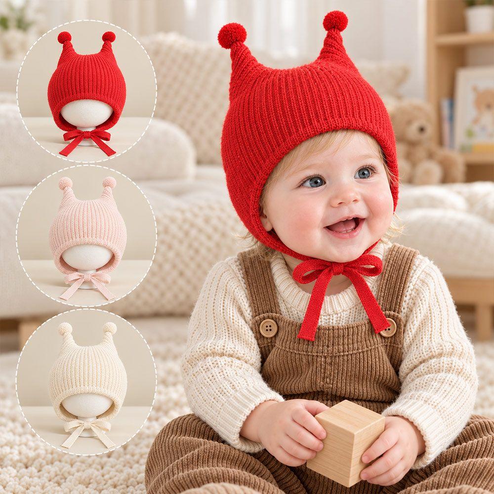 Warm Winter Baby Hat Windproof Infant Beanie Cap Cute Baby Knitted Hat