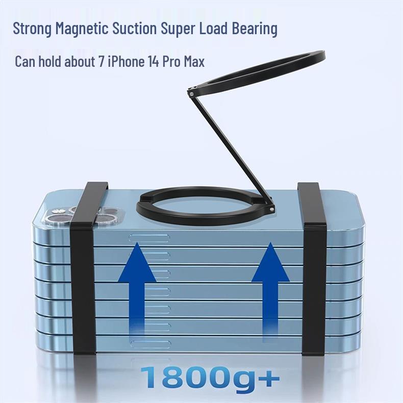 New Double-Sided 360° Rotating Magnetic Phone & Tablet Holder for Desktop and Gym Use