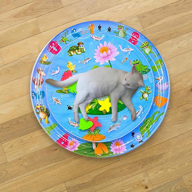 Sensory Water Play Mat For Cats Water Sensory Pad Thickened Water Sensory Playmat Pet Play Sensory Toy Water