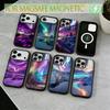 Northern Lights Phone Case For iPhone17,16,15,14,13,12,11 Plus,Pro Magnetic with Magsafe Wireless Charging
