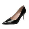 2025 New Pointed Toe Pumps Patent Leather Dress Women Shoes  High Heels Boat Shoes Shadow Wedding  Shoes for Wedding