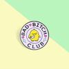 Fashion Enamel Lapel Alloy Pin Brooch Cute Cartoon Backpack Shirt Collar Pin Gift For Friends