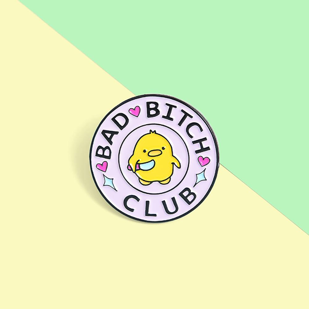 Fashion Enamel Lapel Alloy Pin Brooch Cute Cartoon Backpack Shirt Collar Pin Gift For Friends
