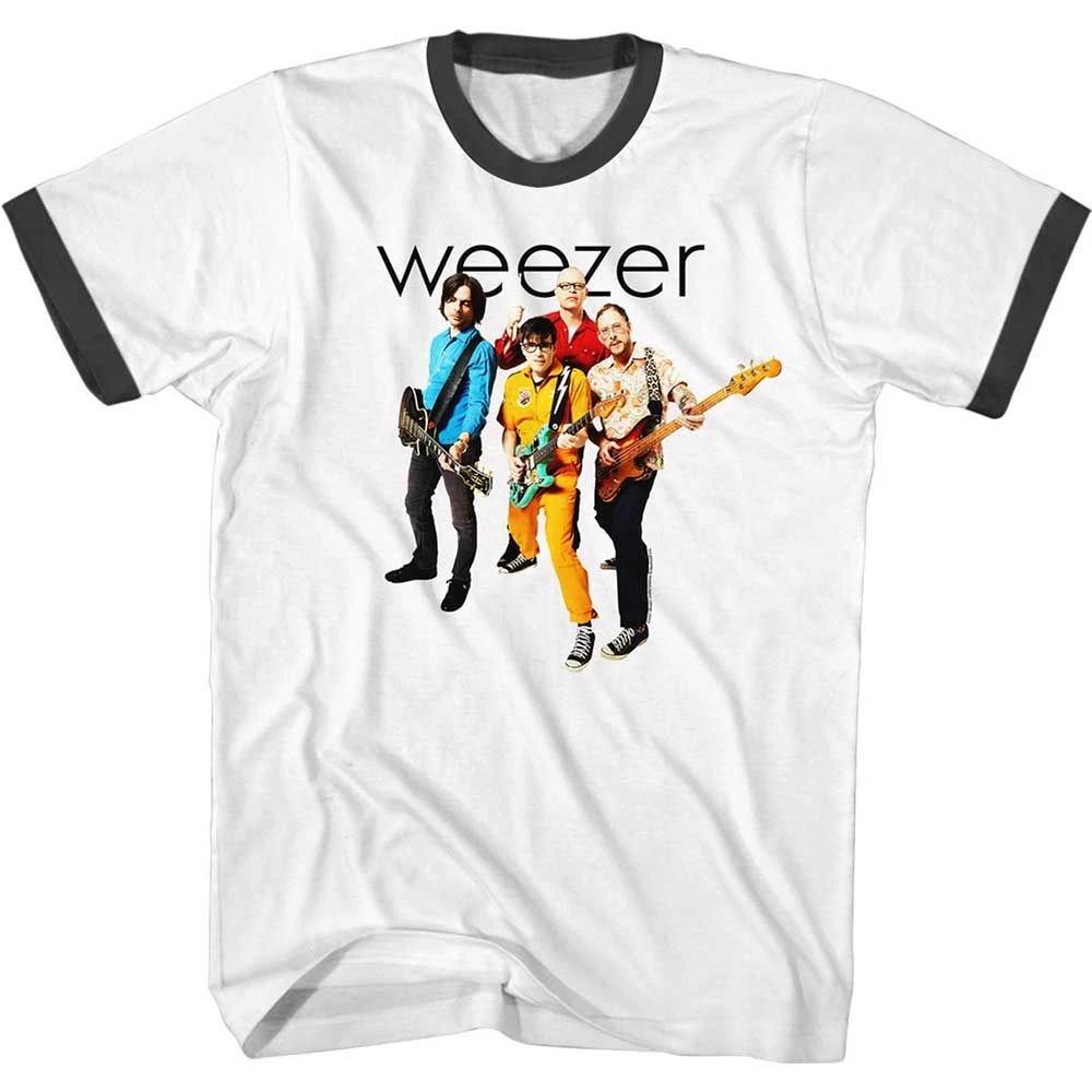 Weezer - The Band - Short Sleeve - - Ringer Children s T-shirt 160