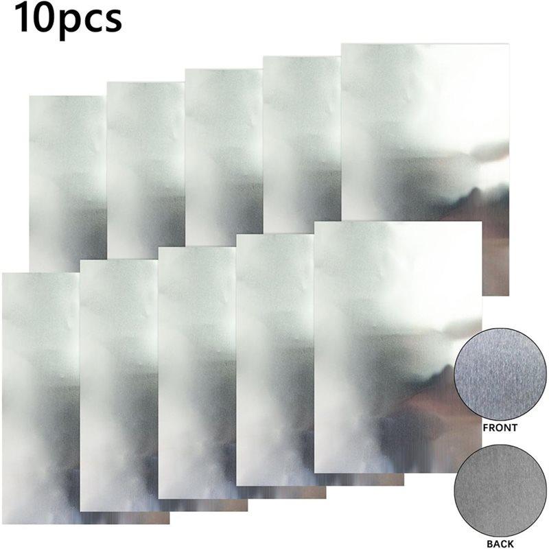 Gut-Für Weihnachten Für Kunst Schwerlast Geprägtes Aluminiumfolienblatt Relief 10 Stück 20X30cm Gold Silber Zinnfolienblätter