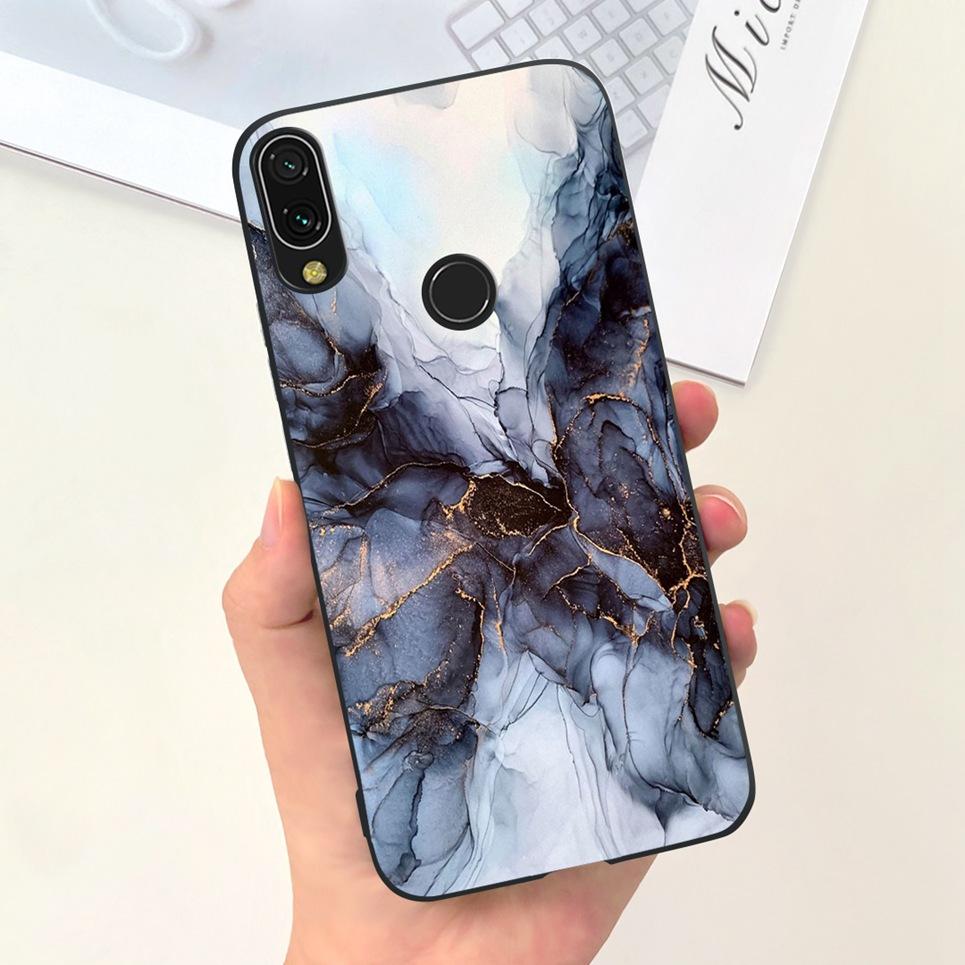 For Xiaomi Redmi Note 7 Case Note7 Pro Luxury Flower Marle Funda Soft Silicone Phone Cases For Redmi Note7 Redmi 7 Back Cover