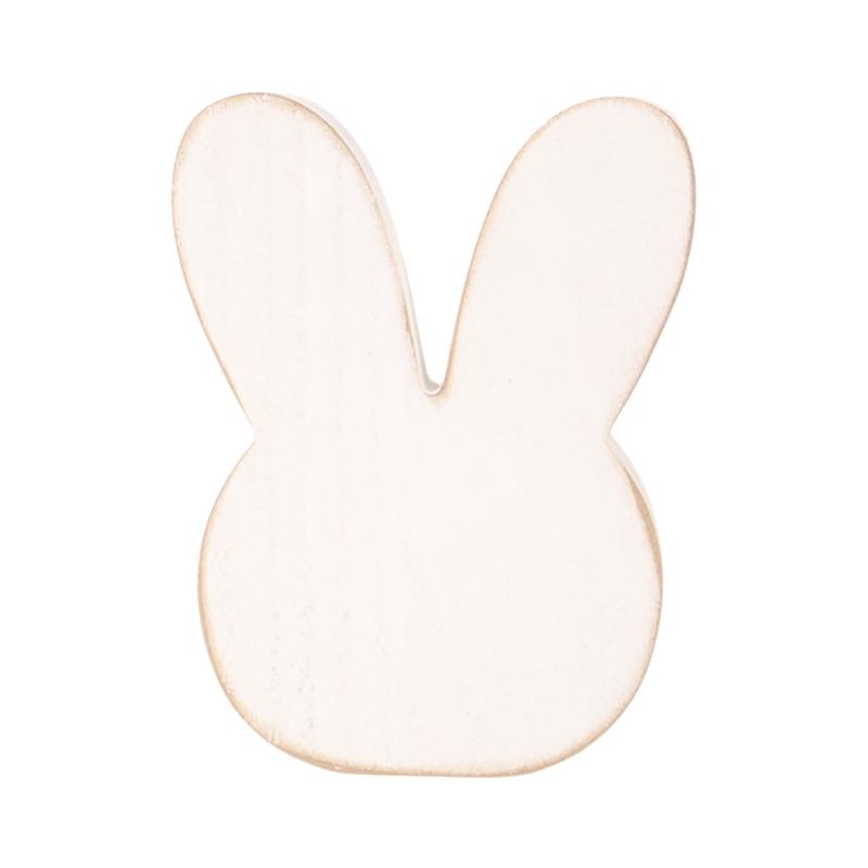 

Vintage Minimalists Easters Bunnies Figurine Centerpieces Sign with Artificial Flower Bowknot Tiered Tray Decoration