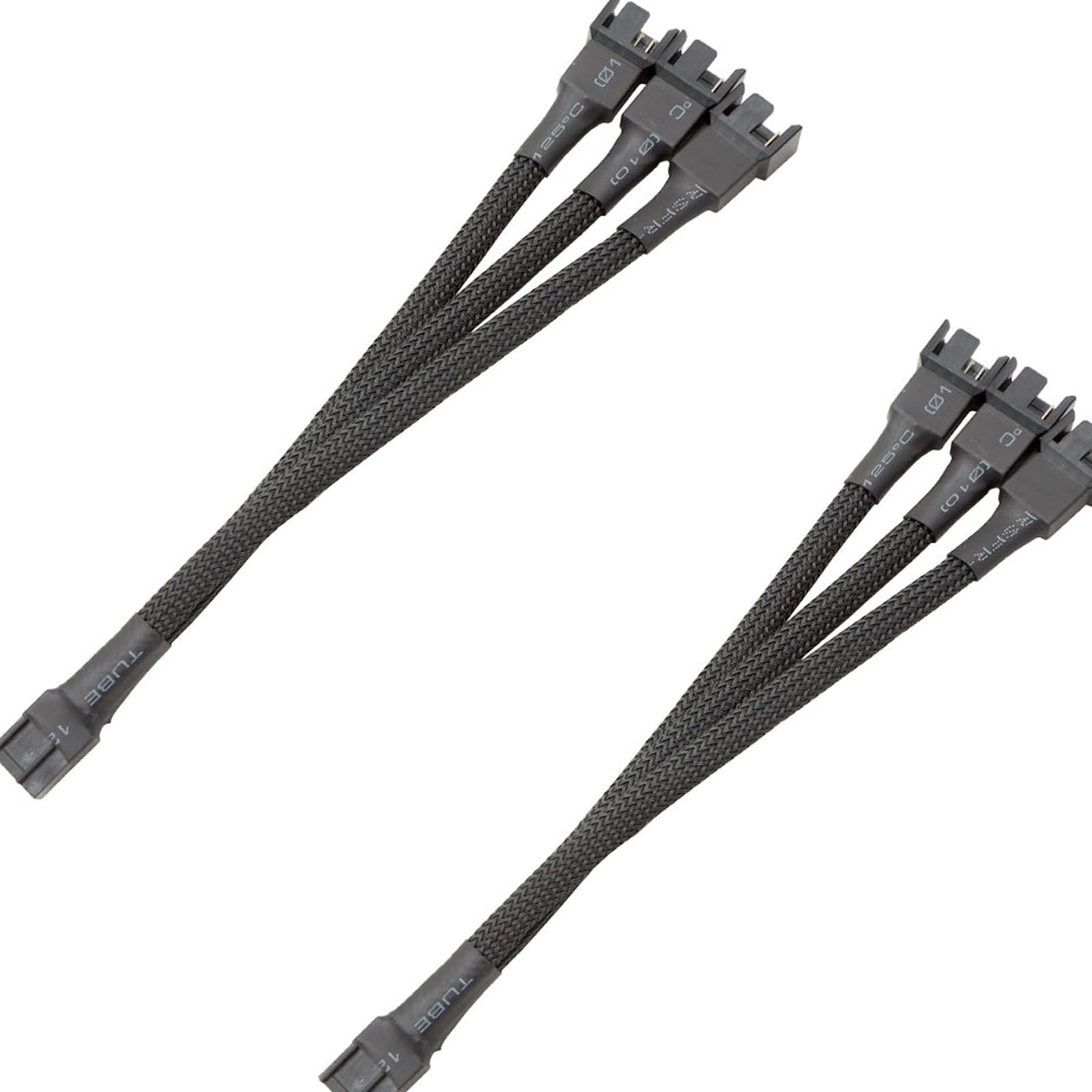

PWM fan branch cable 4 pin 3 branch fan cable set of 2 extension/branch