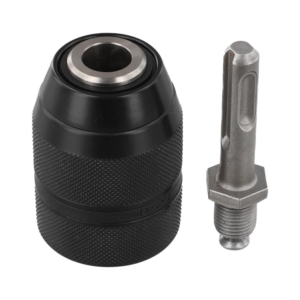 2-13mm 1/2-20UNF Quick-Change Adapter Drill Chuck For SDS Plus Shanks - Chrome Vanadium Steel - Keyless Drill Chuck Change