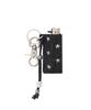 OPENYARD(OY) Star Stud Lighter Case Keyring - Black