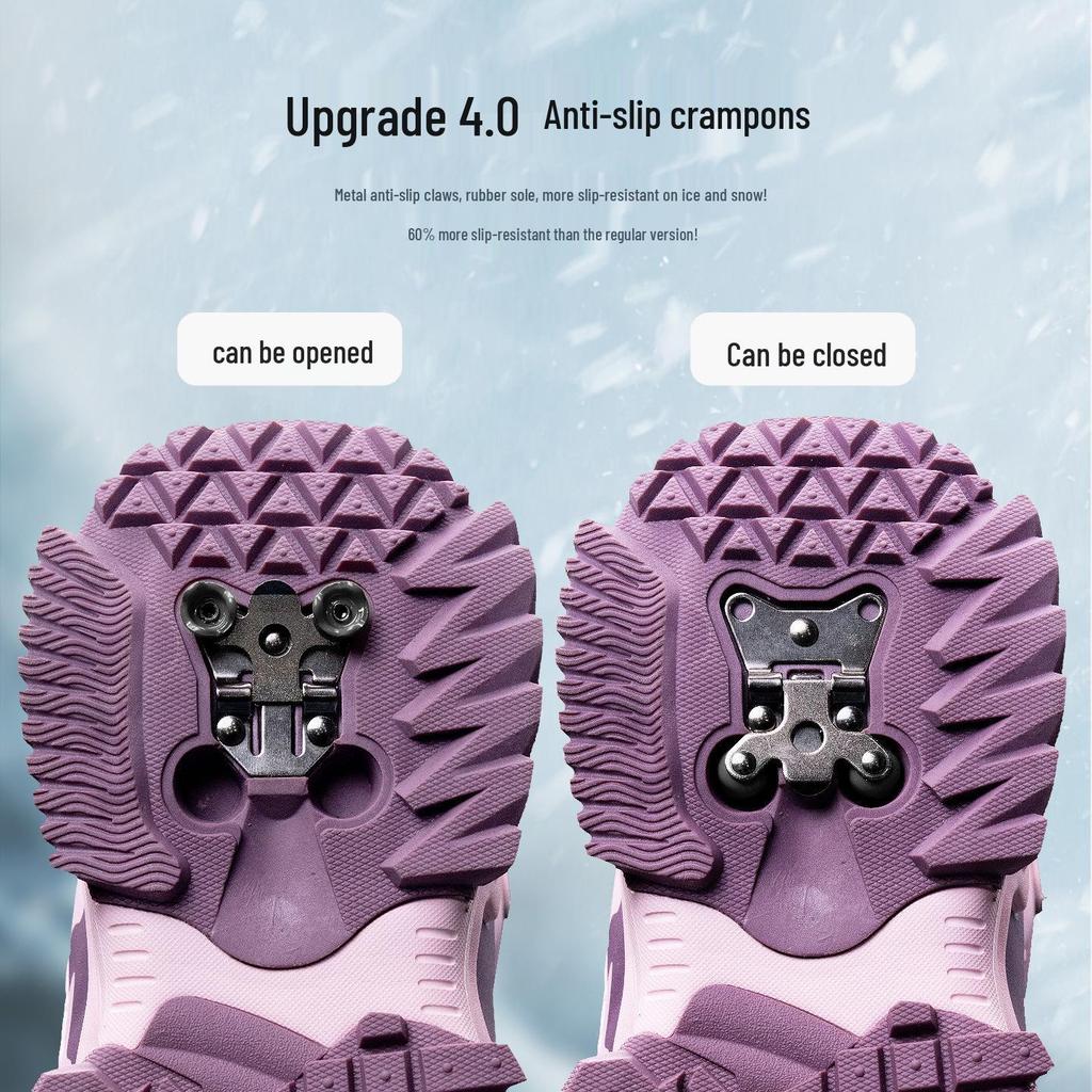 Children's Harbin Waterproof Winter Boots - Non-slip, Thickened Warm Snow Shoes for Boys and Girls