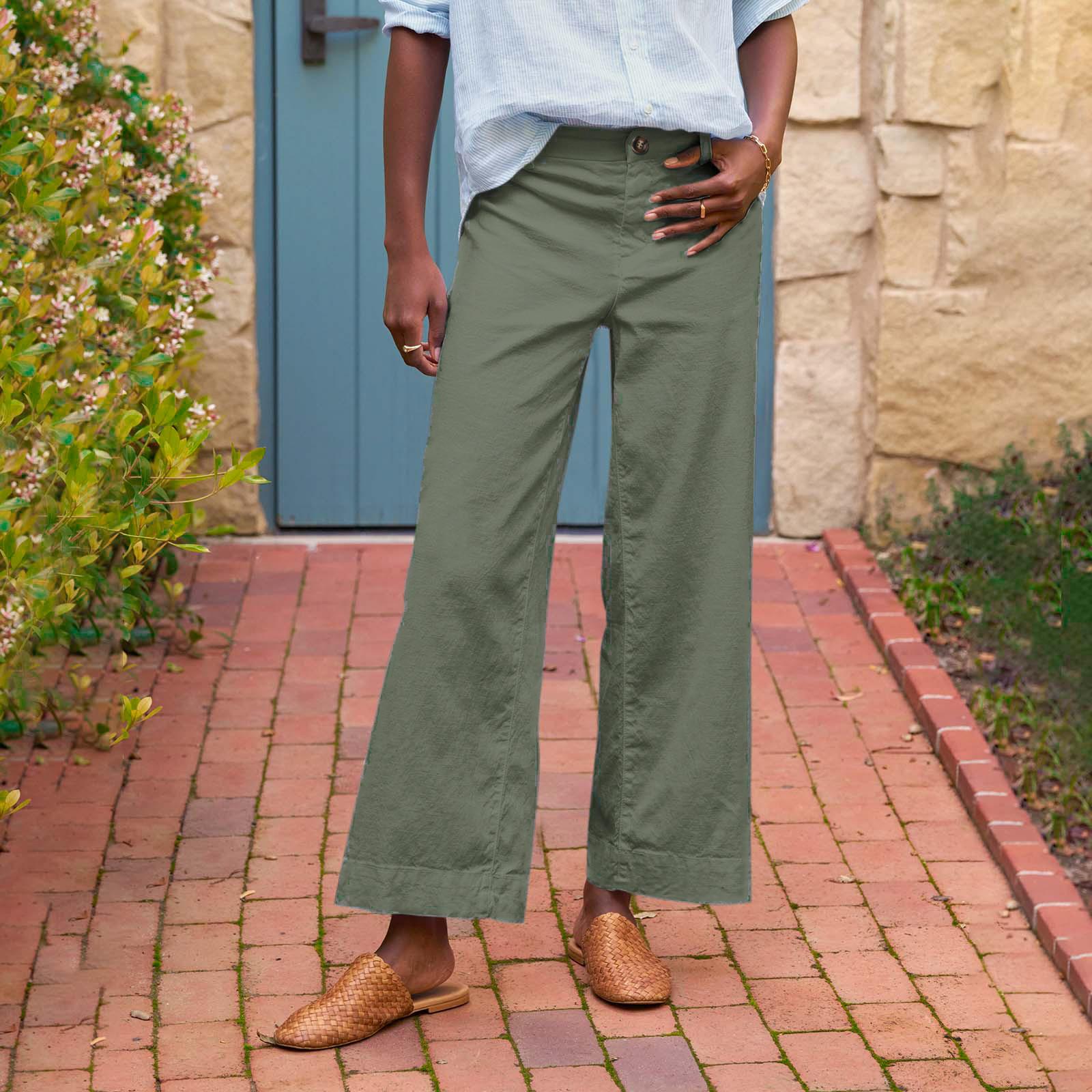 

Женские повседневные свободные брюки Прямые широкие брюки Повседневные брюки L