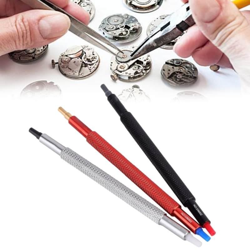 3pcs Hand Watch Fitting Set Pressers Pushers Repairs Press Setting Uk Tool