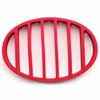 Silicone Grill Tray Racks Reusable Red Oval Cushion Roasting Kitchen Cooking Tool Mat for Steamer Pressure Cooker