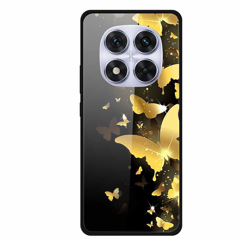 Hard Back Cover For Xiaomi Redmi Note 14 Pro 5G Case Soft Bumper Tempered Glass Case For Redmi Note 14 Pro 4G Case Note14 Pro