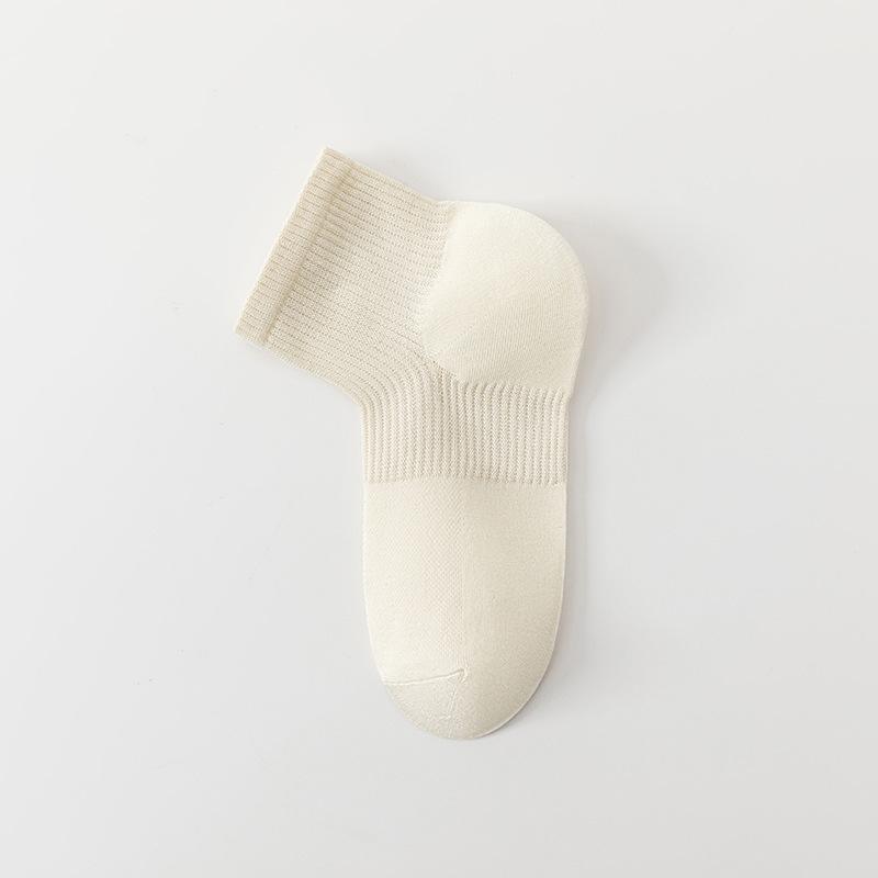 Damen Sommer Dünne Mesh Atmungsaktive 10A Antibakterielle Tube Rechte Winkel Socken