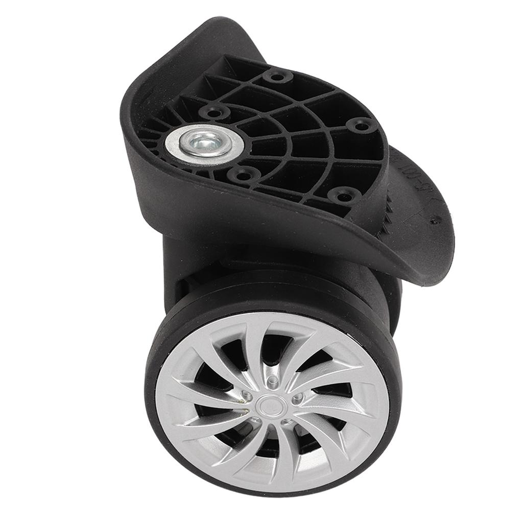 Ein Paar Kofferrollen Nylon Schwarz Gepäckräder für Ersatz Upgrade Reise
