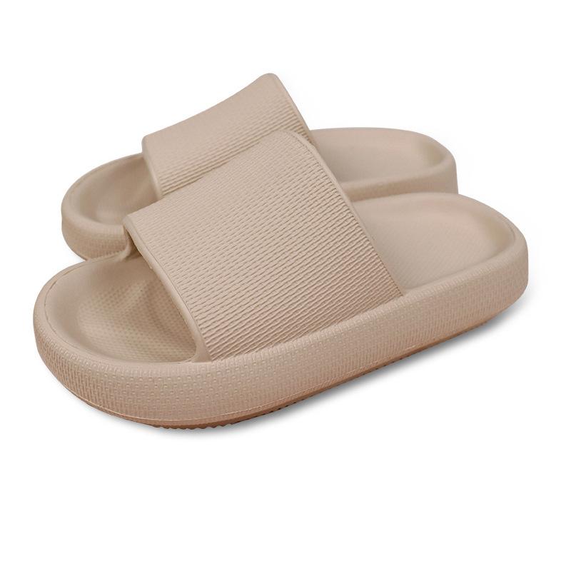 Fashion GOOHOJIO 2024 Men Fashion Summer Slides Thick Sole EVA Slippers Non Slip Ladies Male Shoes Comfort Suitable Outdoor and Indoor