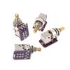 A250K/B250K/A500K/B500K Pcb Mod Dpdt Push-Pull Brass Pot Metric Split Shaft 9.5Mm Potentiometer For Guitar Bass