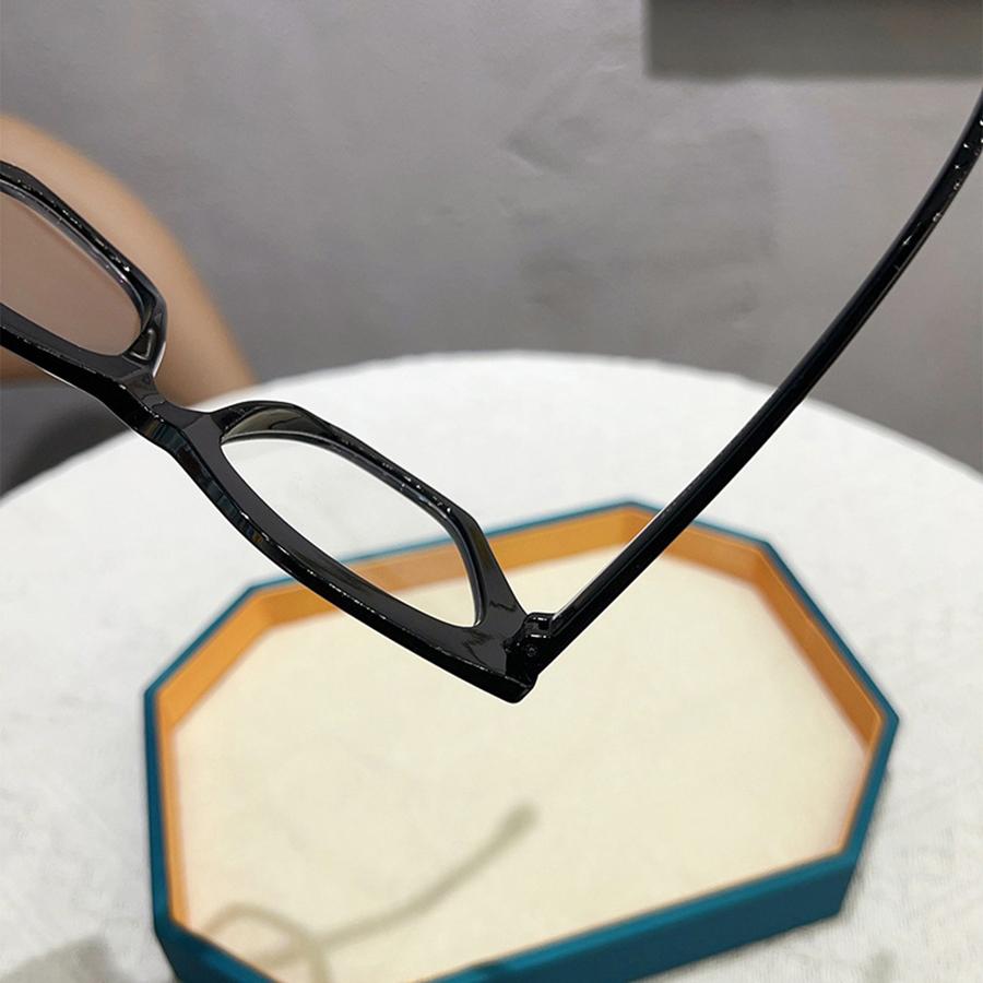 Blaulichtblockierende Brillenfassung für Damen, schlichte Brille, Vintage-Optik, Brille, Unisex, neuer Trend, Computerbrille, Katzenauge mit klarer Linse