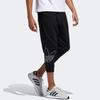 Adidas Originals Trefoil Spirit 3/4 Pants Men Bottoms Black DZ9136
