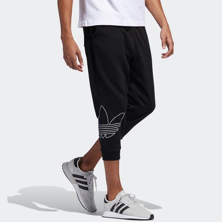 Adidas Originals Trefoil Spirit 3/4 Pants Men Bottoms Black DZ9136