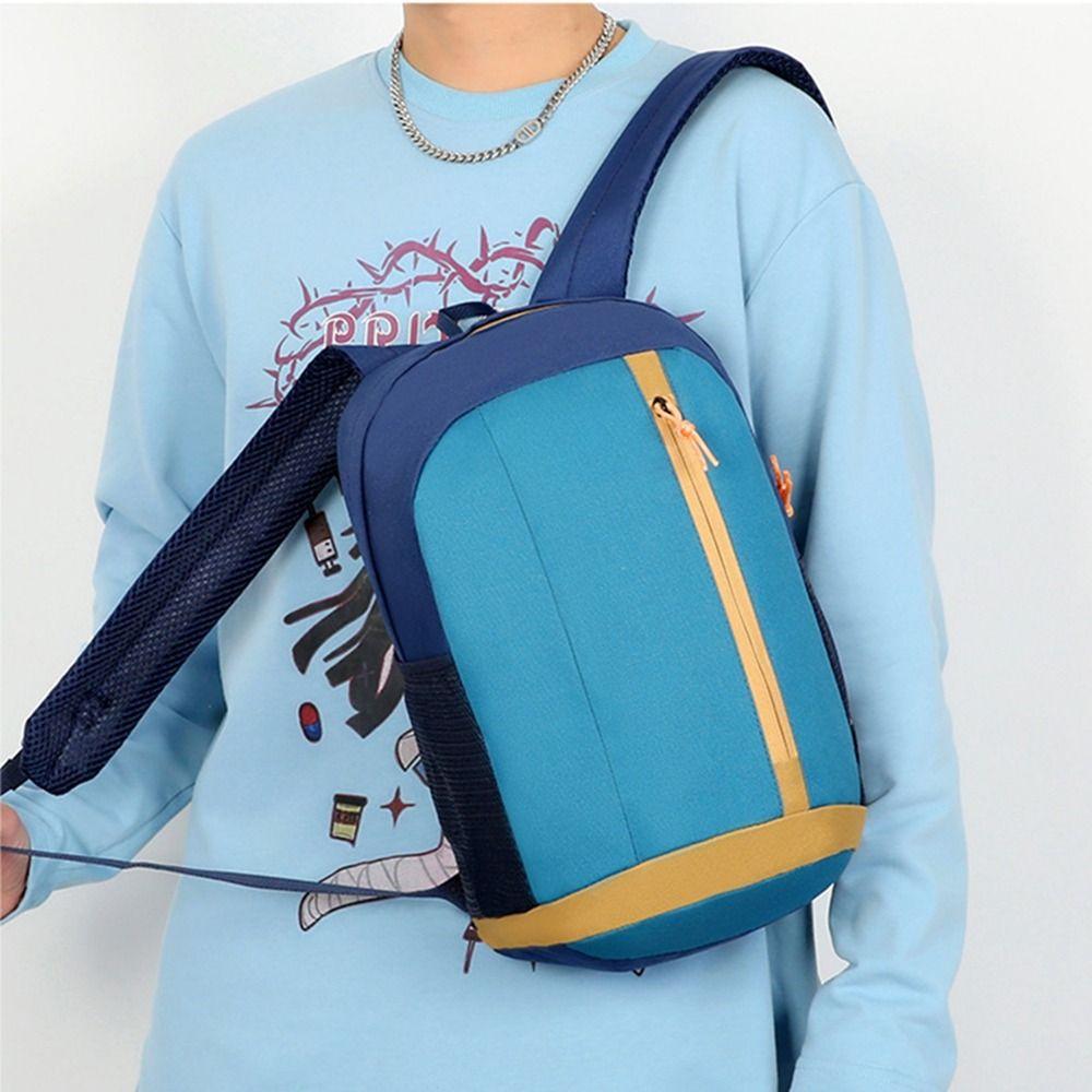 Zipper Mountain Bag Large Capacity Lightweight Nylon Bag Simple Climb Bag Mountaineering