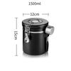 Coffee Sealed Tank Stainless Steel Coffee Powder Storage Tank One-way Exhaust Valve Coffee Bean Tea Storage Storage Tank