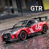GTR Racing Diecast-Automodellspielzeug im Maßstab 1:22, zurückziehbares Spielzeugfahrzeug mit Ton und Licht für Kinder, Kleinkinder, Jungen und Mädchen, Geschenkkollektion