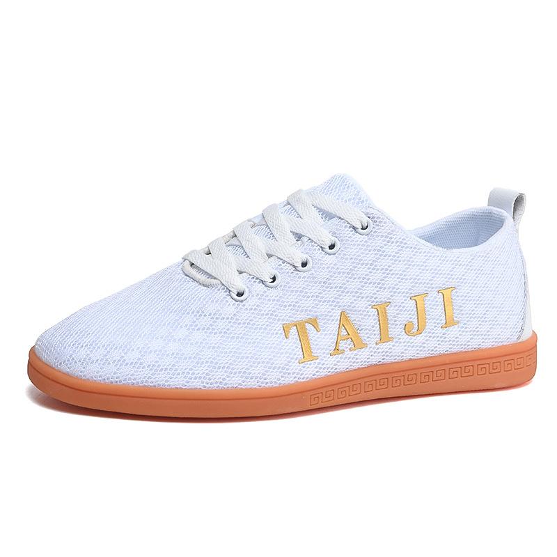 Summer breathable mesh Tai Chi shoes beef tendon sole Tai Chi shoes martial arts training shoes black 35