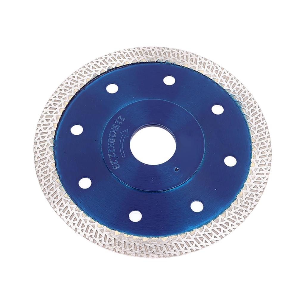 Δίσκος Κοπής Διαμαντιού Κυκλικός Κυματιστός Δίσκος Λεπίδα Γωνιακού Τροχού για Κοπή Κεραμικών Πλακιδίων Μπλε