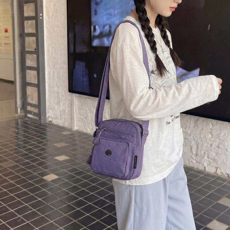 Women's Bag Lightweight Nylon Shoulder Crossbody Bag Mobile Phone Bag